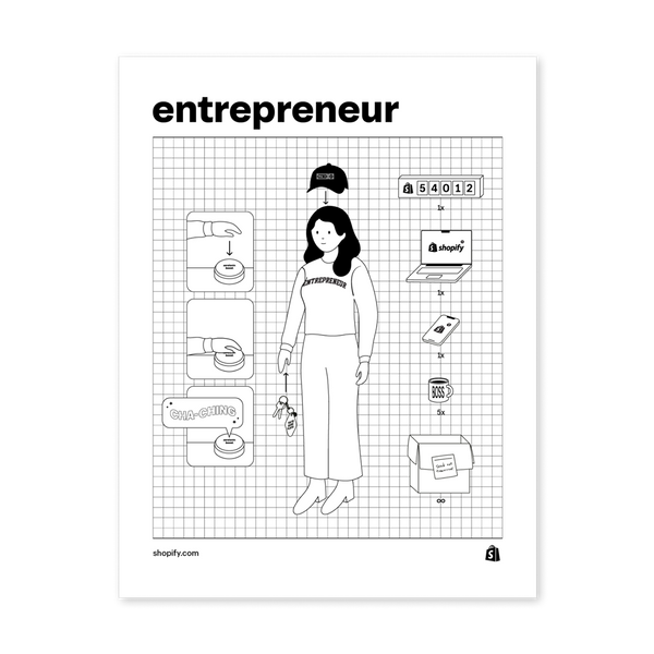 Entrepreneur Printable Poster