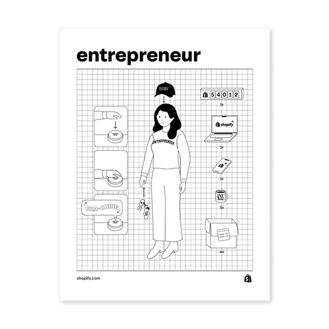 Entrepreneur Printable Poster