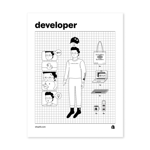 Developer Printable Poster