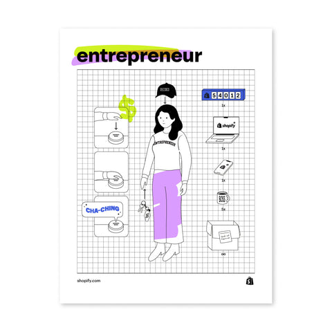 Entrepreneur Printable Poster