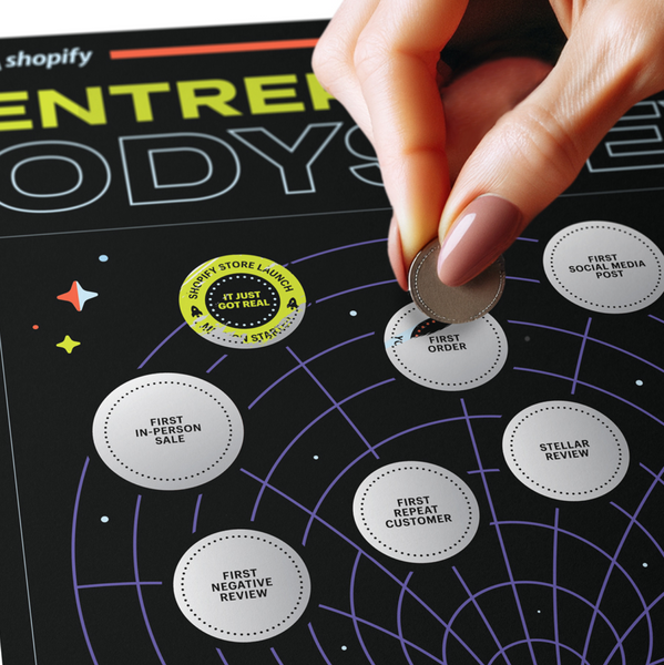 Scratch-off Poster: Entrepreneur Odyssey Edition - Launch Gift