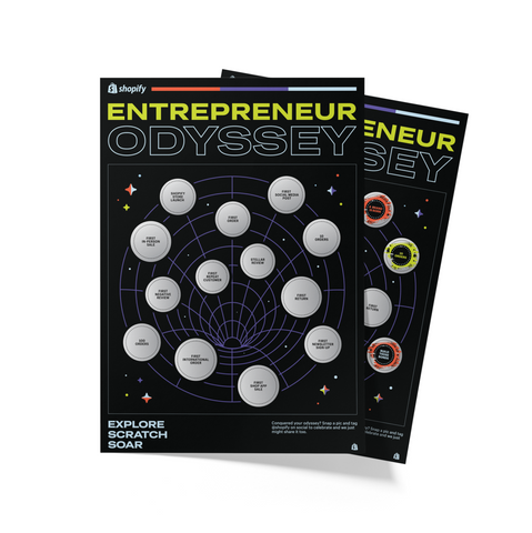 Scratch-off Poster: Entrepreneur Odyssey Edition - Launch Gift