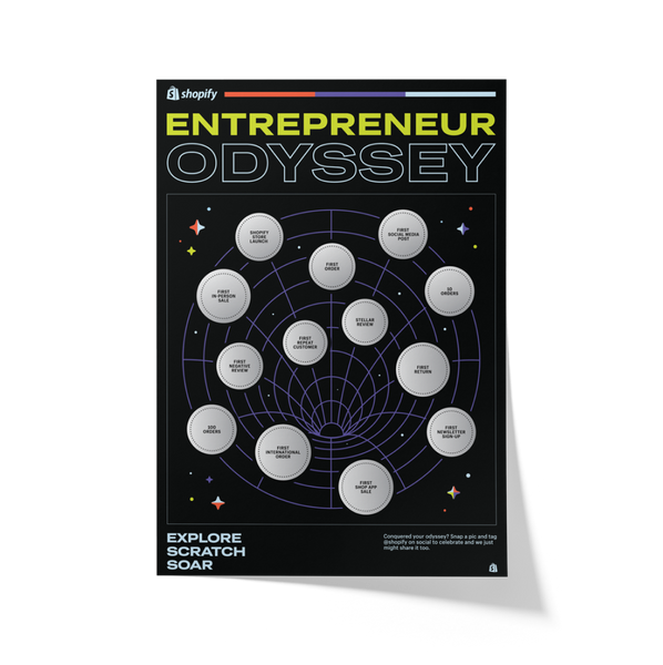 Scratch-off Poster: Entrepreneur Odyssey Edition