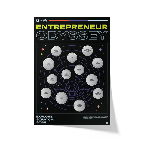 Scratch-off Poster: Entrepreneur Odyssey Edition