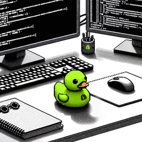 Shopify Dev Duck - Green